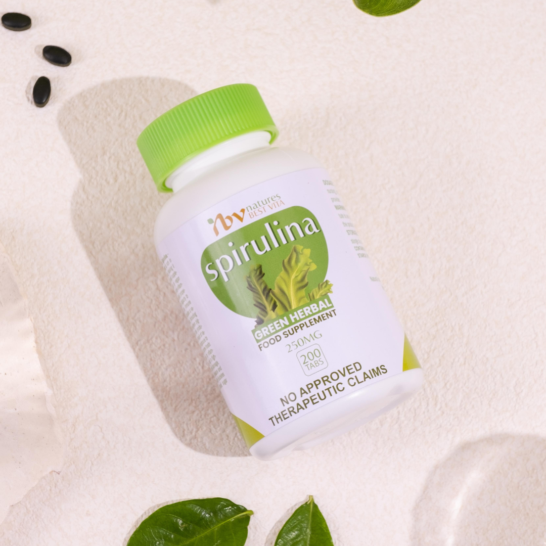 Premium Spirulina (200 Tablets) by Natures Best Vita